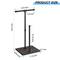 NEX™ Freestanding Iron Pipe Toilet Paper Holder with Solid Wood Base